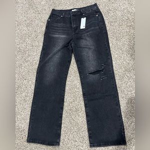 Women wide leg hammer jeans